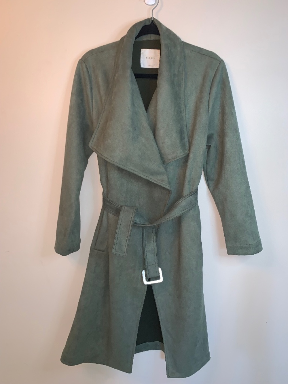 Elodie Green Trenchcoat Midi Wrap S
